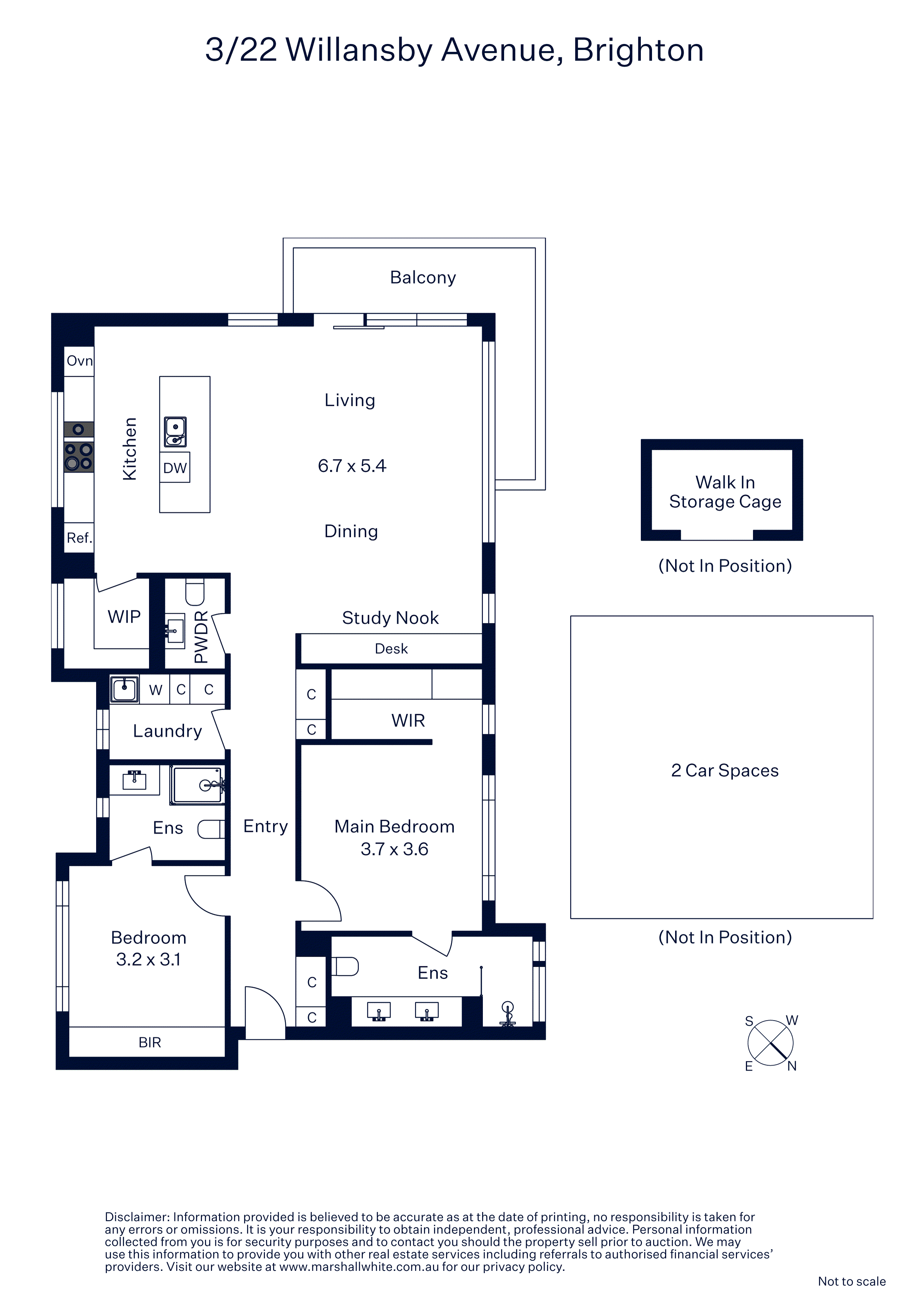 3/22 Willansby Avenue, Brighton, 3186