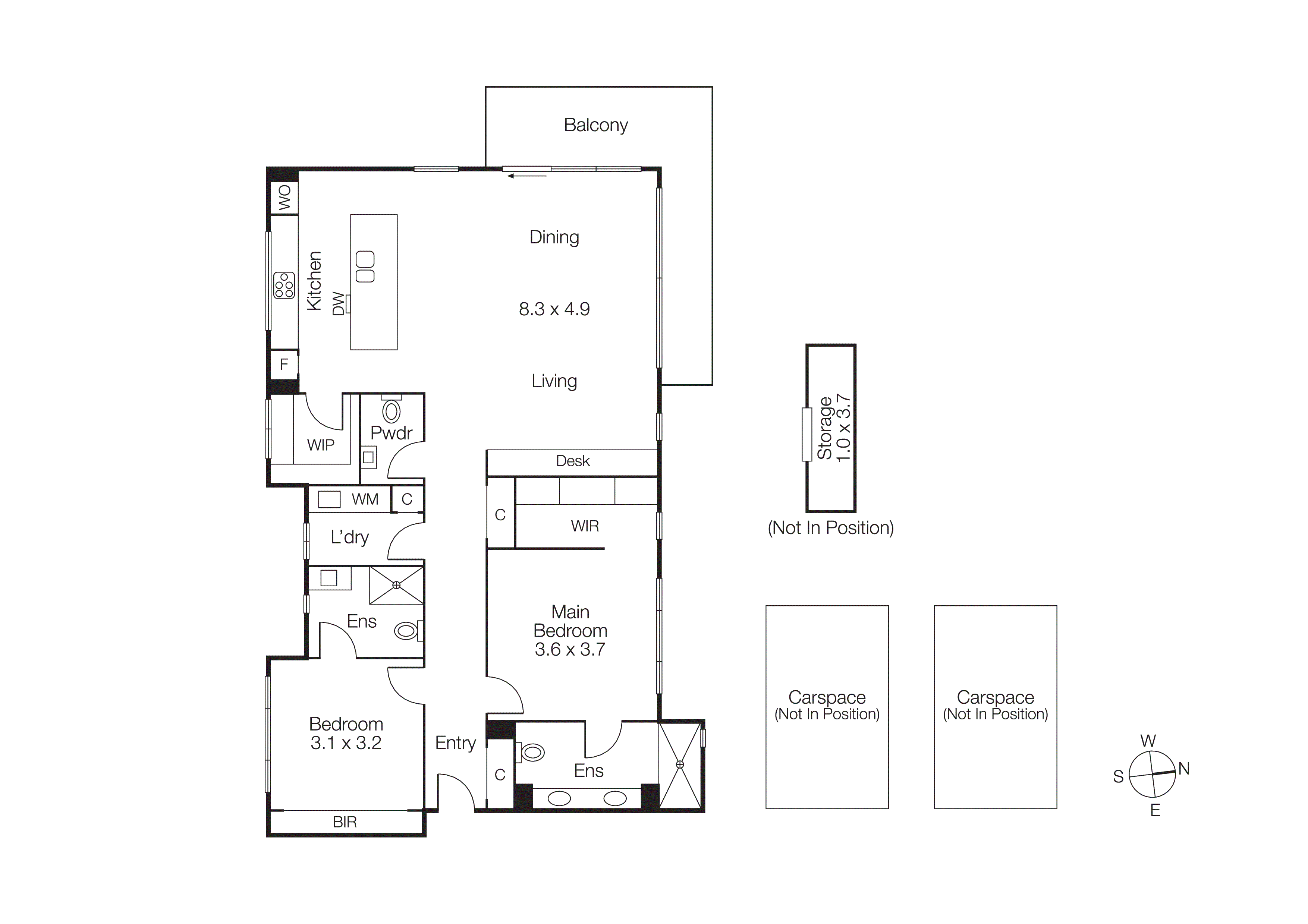 3/22 Willansby Avenue, Brighton VIC 3186 - Floorplan