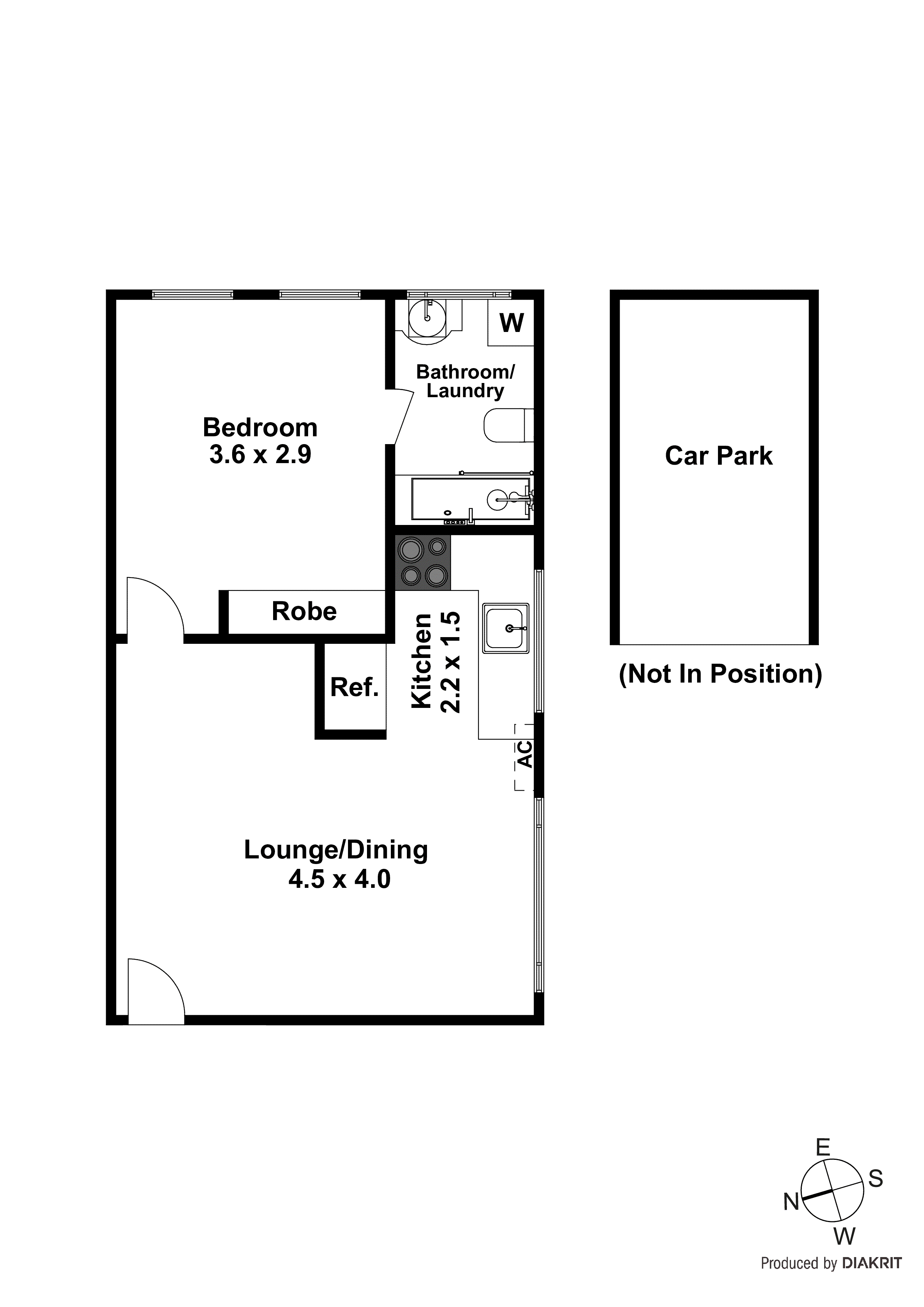 3/22A Fernhill Road, Sandringham VIC 3191 - Floorplan