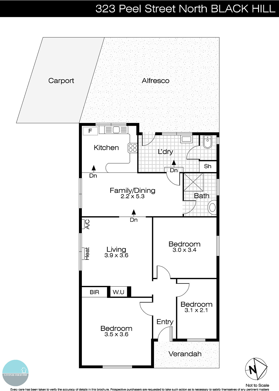 323 Peel Street North, Black Hill VIC 3350 - Floorplan
