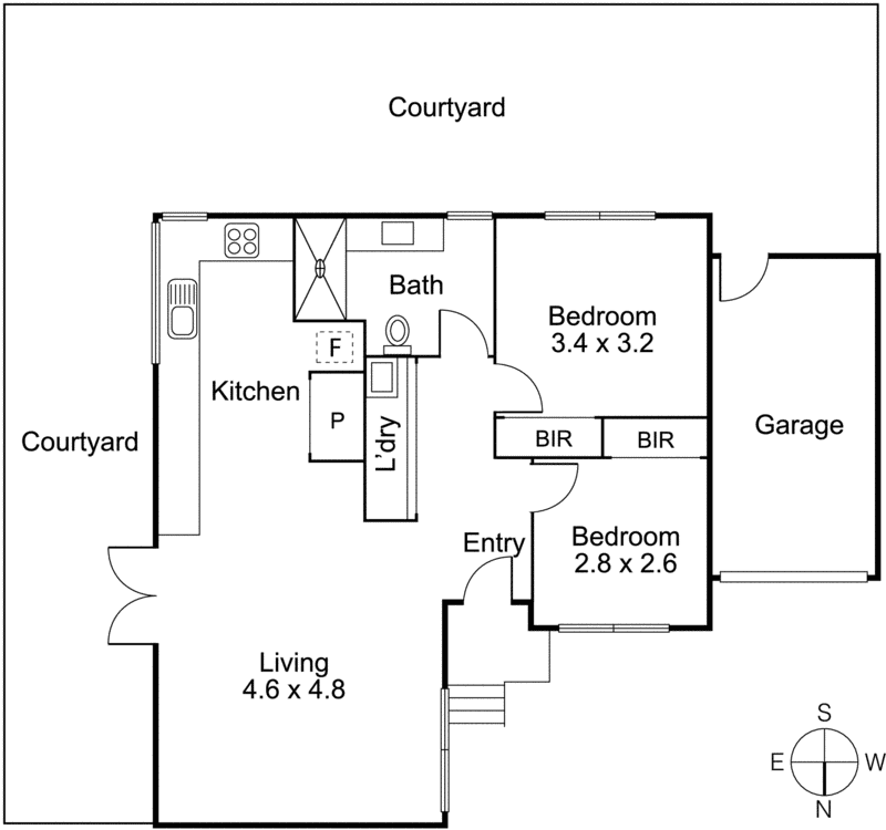 3/24-26 Alicia Street, Hampton VIC 3188 - Floorplan