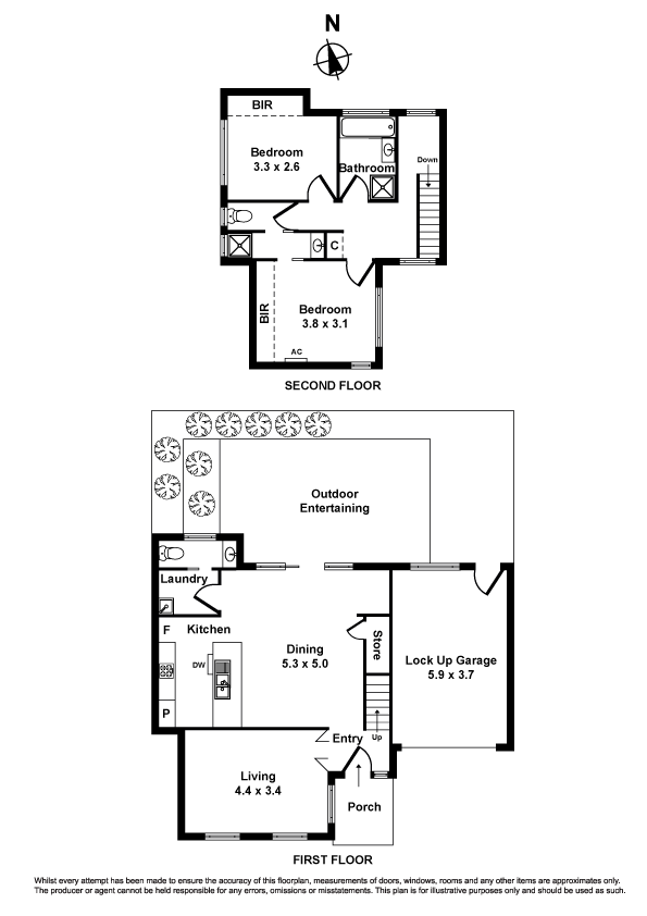 3/24 Bishop Street, KINGSVILLE VIC 3012 - Floorplan