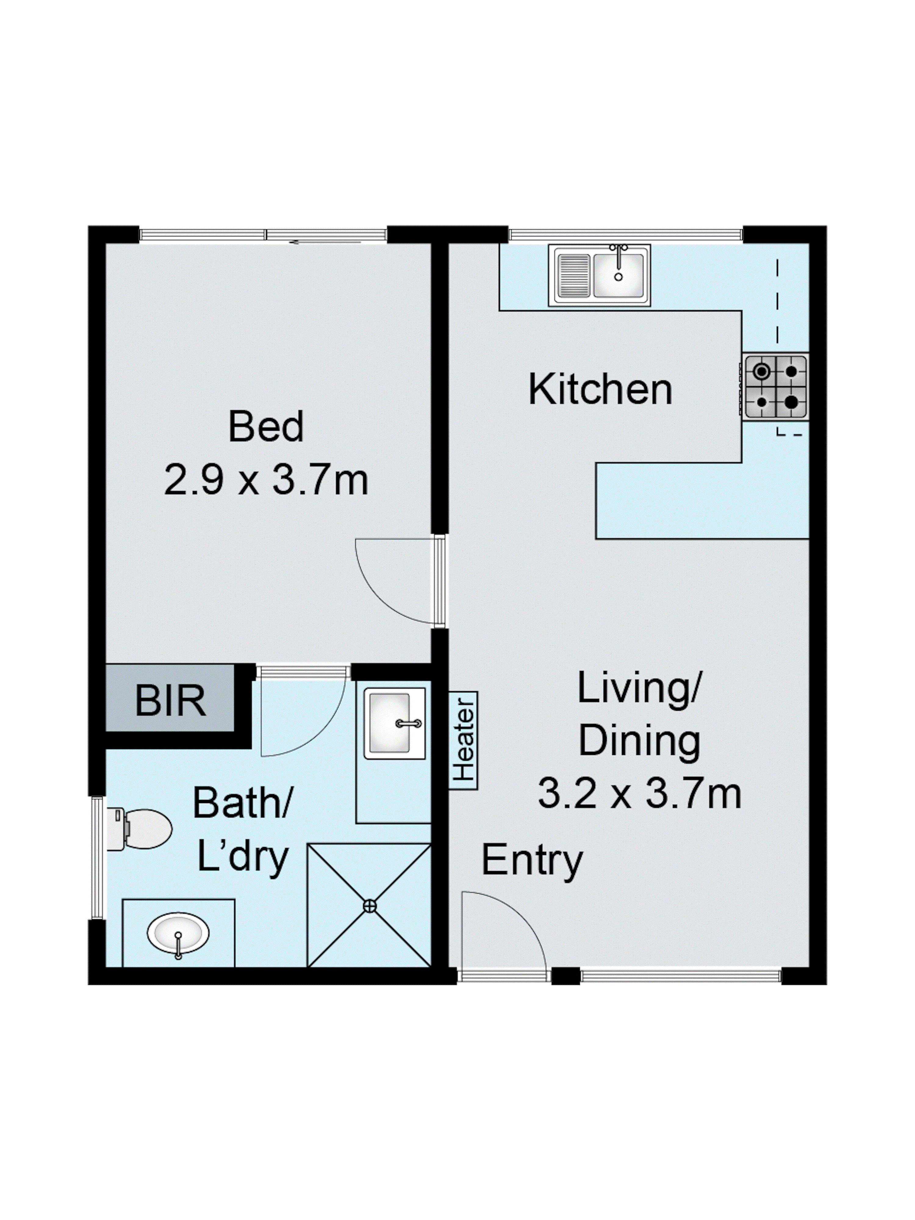 3/24 Elizabeth Street, Geelong West VIC 3218 - Floorplan