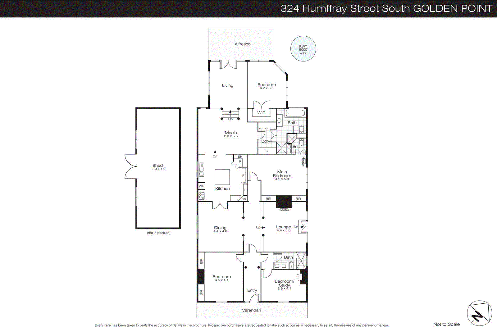 324 Humffray Street South, Golden Point VIC 3350 - Floorplan