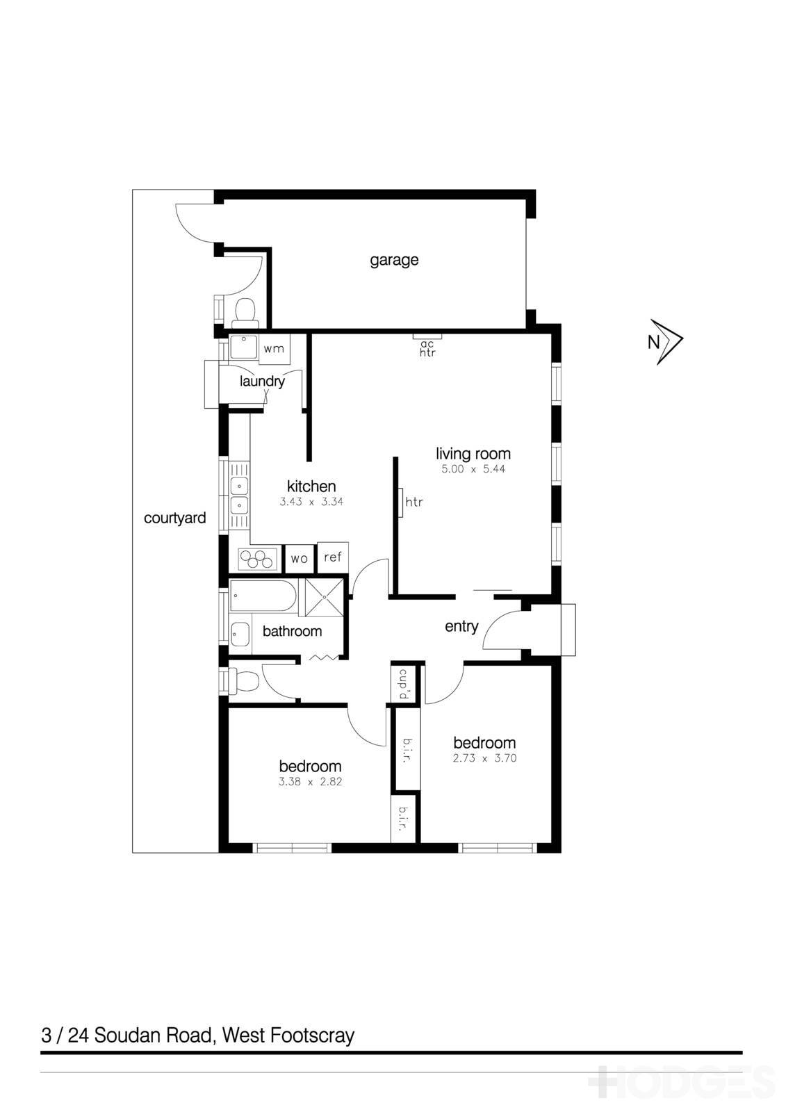 3/24 Soudan Road, West Footscray VIC 3012 - Floorplan