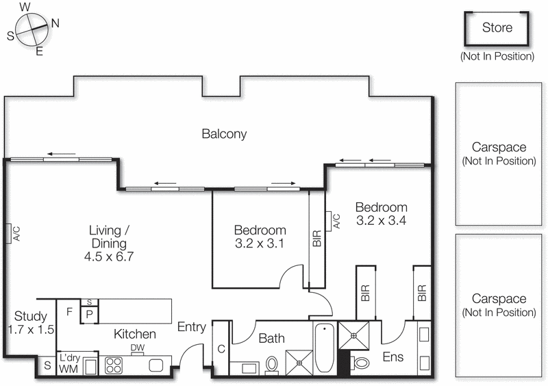 324/380 Bay Street, BRIGHTON VIC 3186 - Floorplan