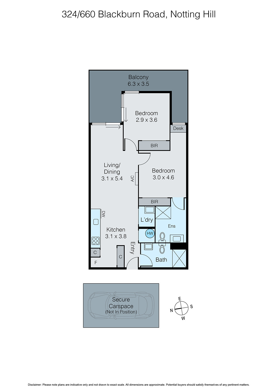 324/660 Blackburn Road, Notting Hill VIC 3168 - Floorplan