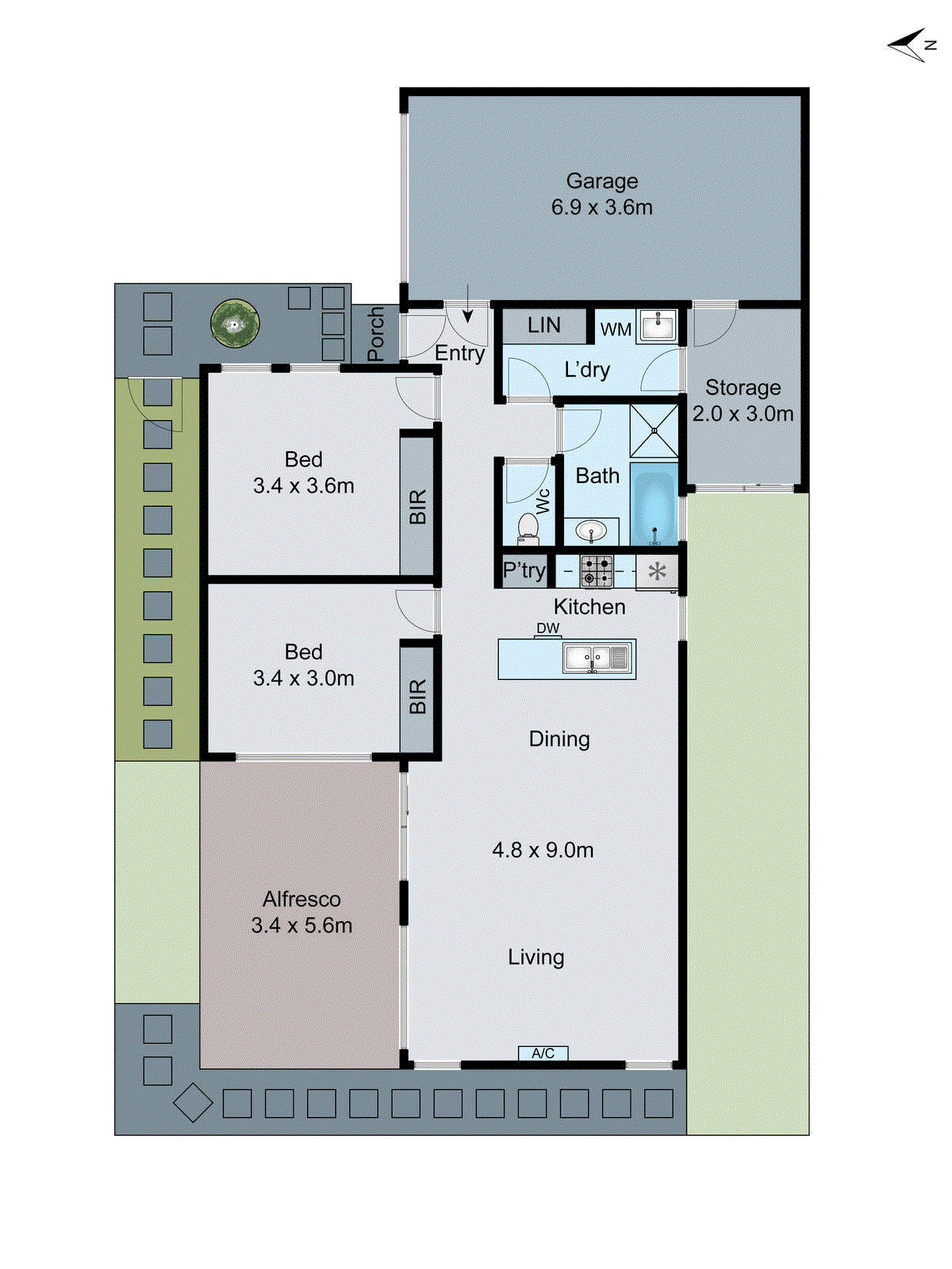 3/25 Benita Place, Leopold VIC 3224 - Floorplan