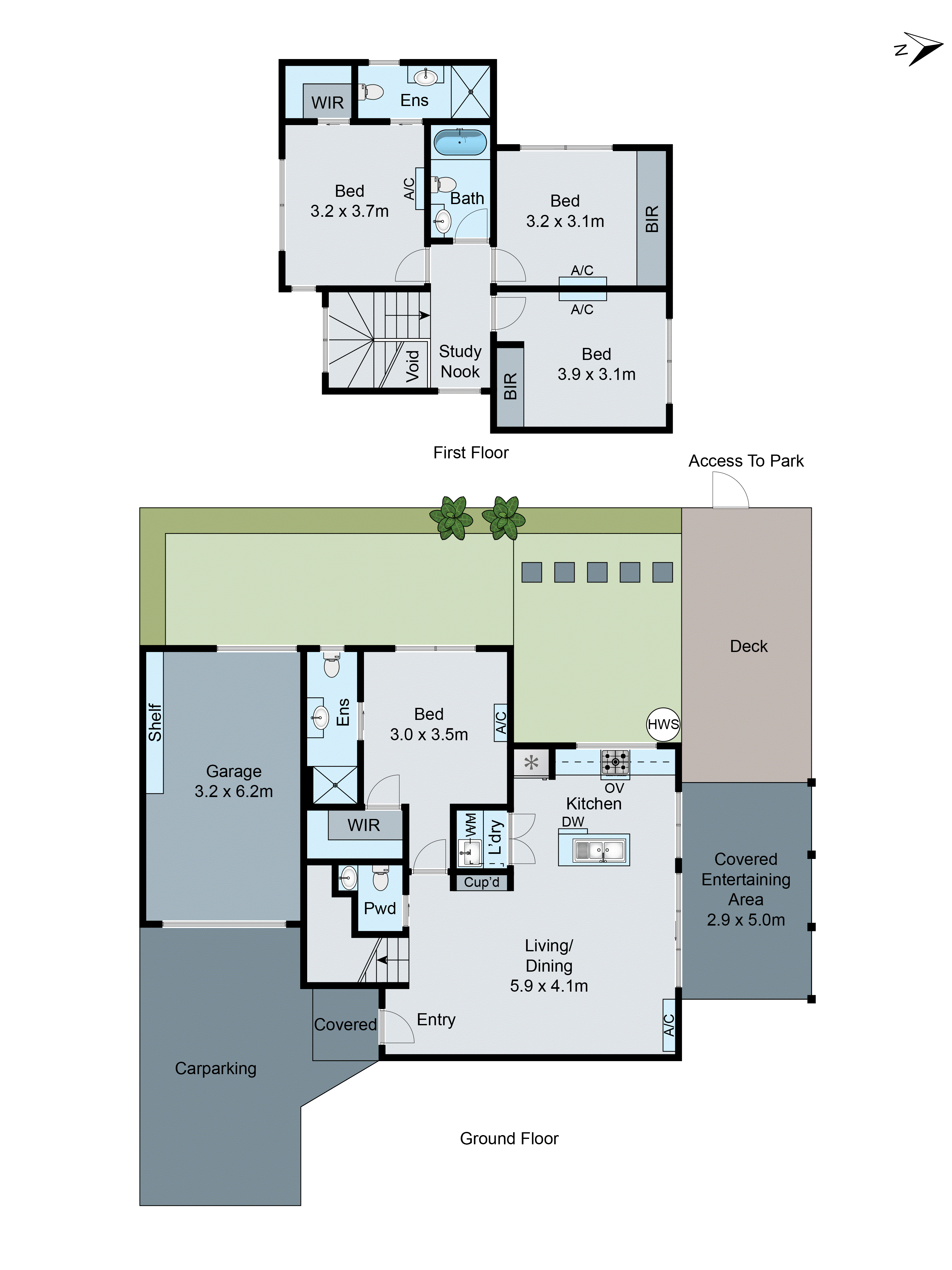 3/25 Cameron Avenue, Oakleigh South VIC 3167 - Floorplan