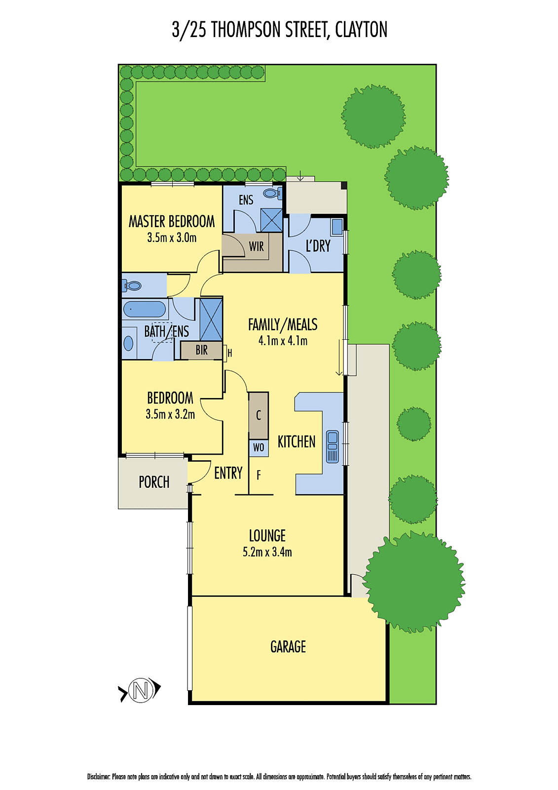 3/25 Thompson Street, Clayton VIC 3168 - Floorplan