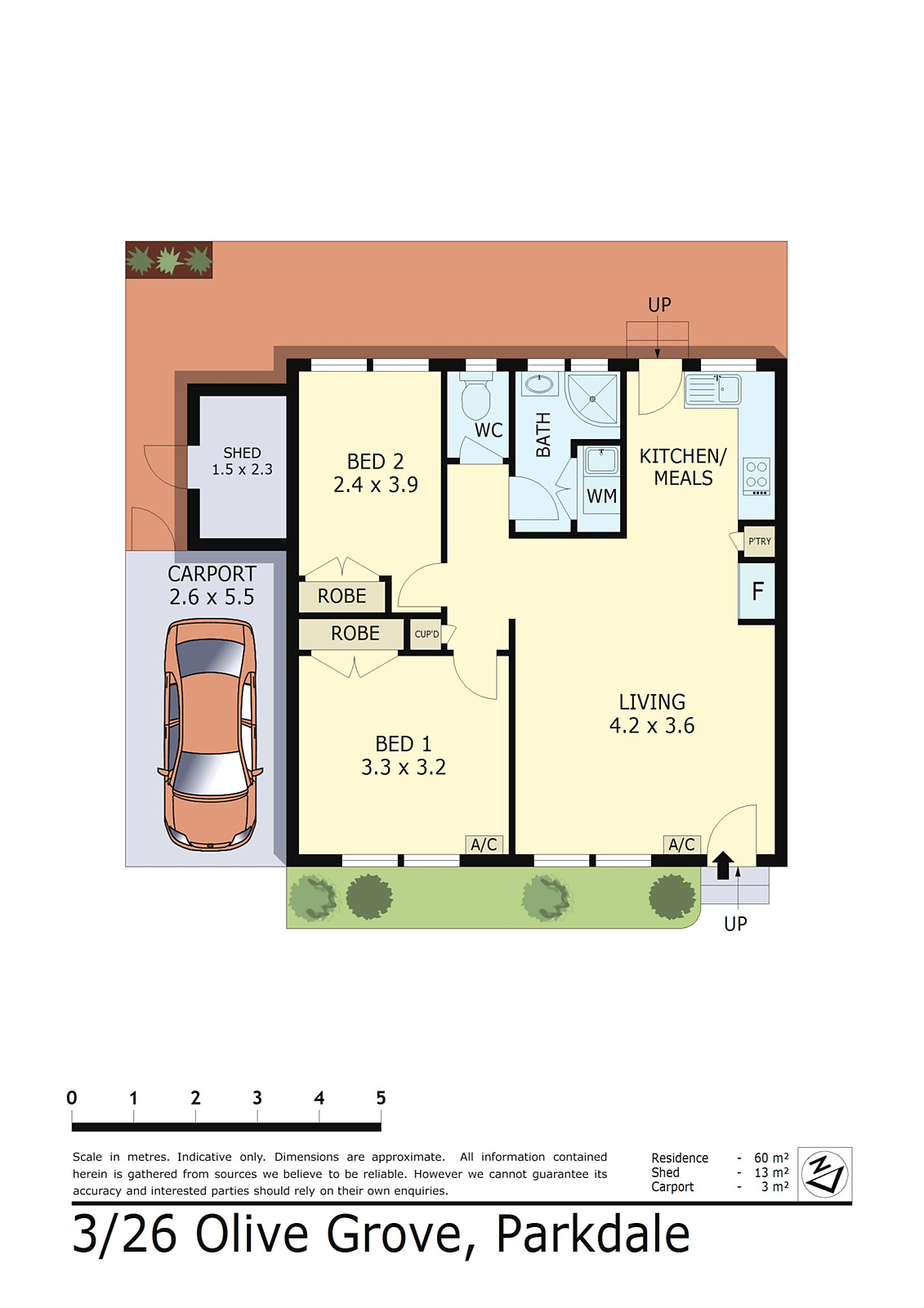 3/26 Olive Grove, Parkdale VIC 3195 - Floorplan