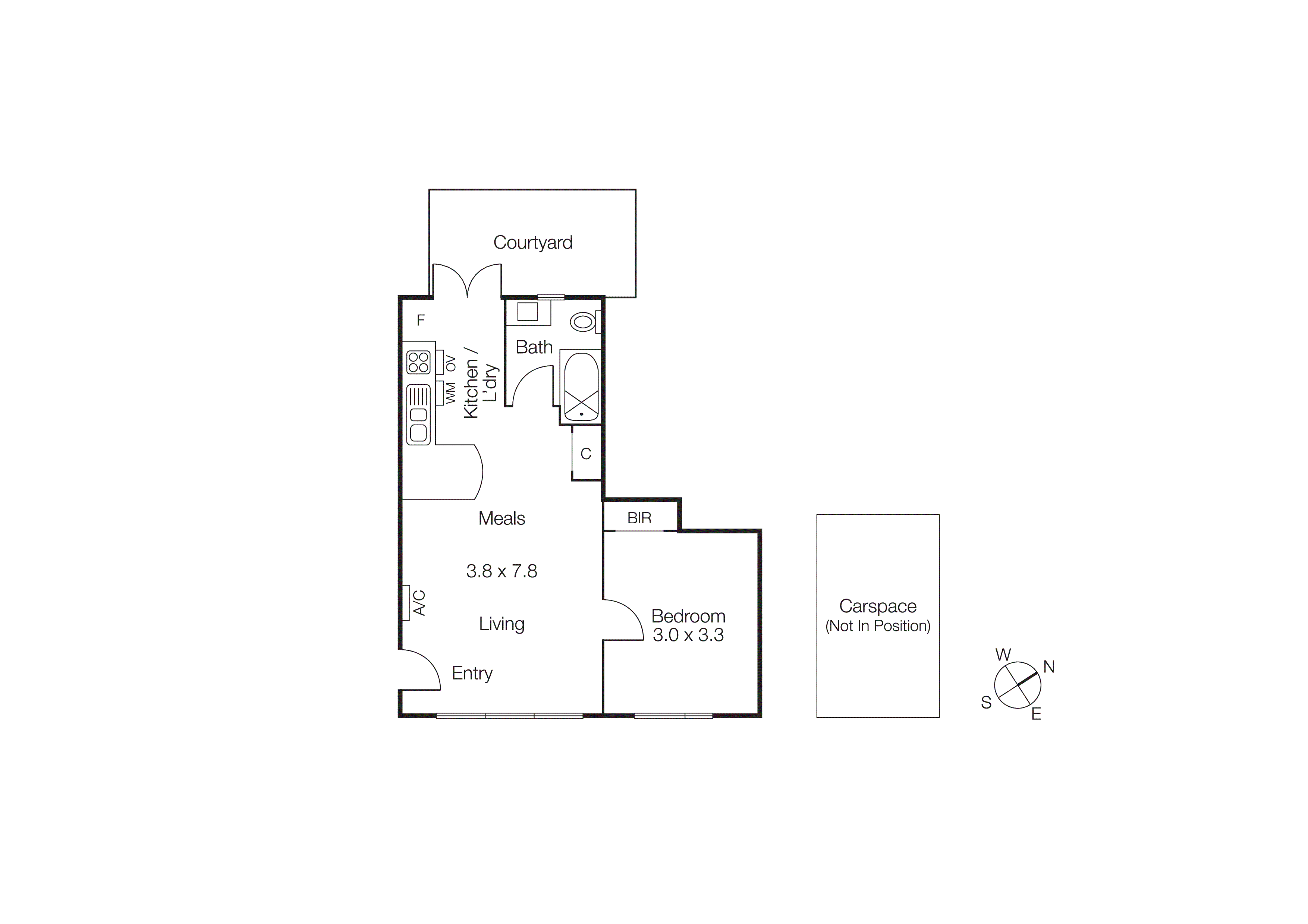 3/26 The Avenue, Balaclava VIC 3183 - Floorplan