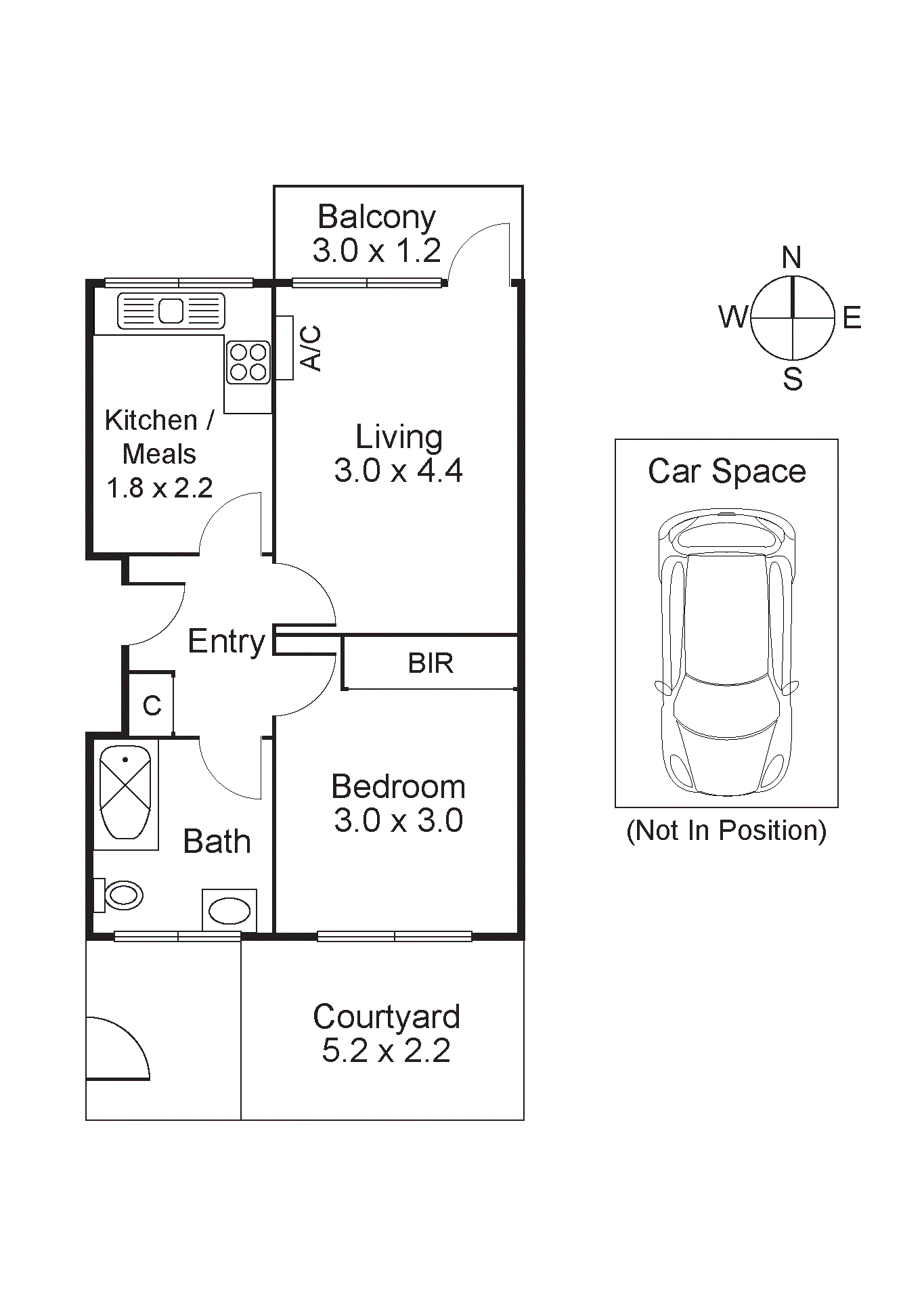 3/26 Wilmoth Street, Northcote VIC 3070 - Floorplan