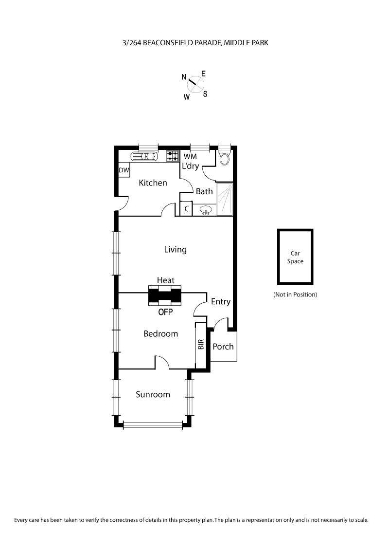 3/264 Beaconsfield Parade, MIDDLE PARK VIC 3206 - Floorplan