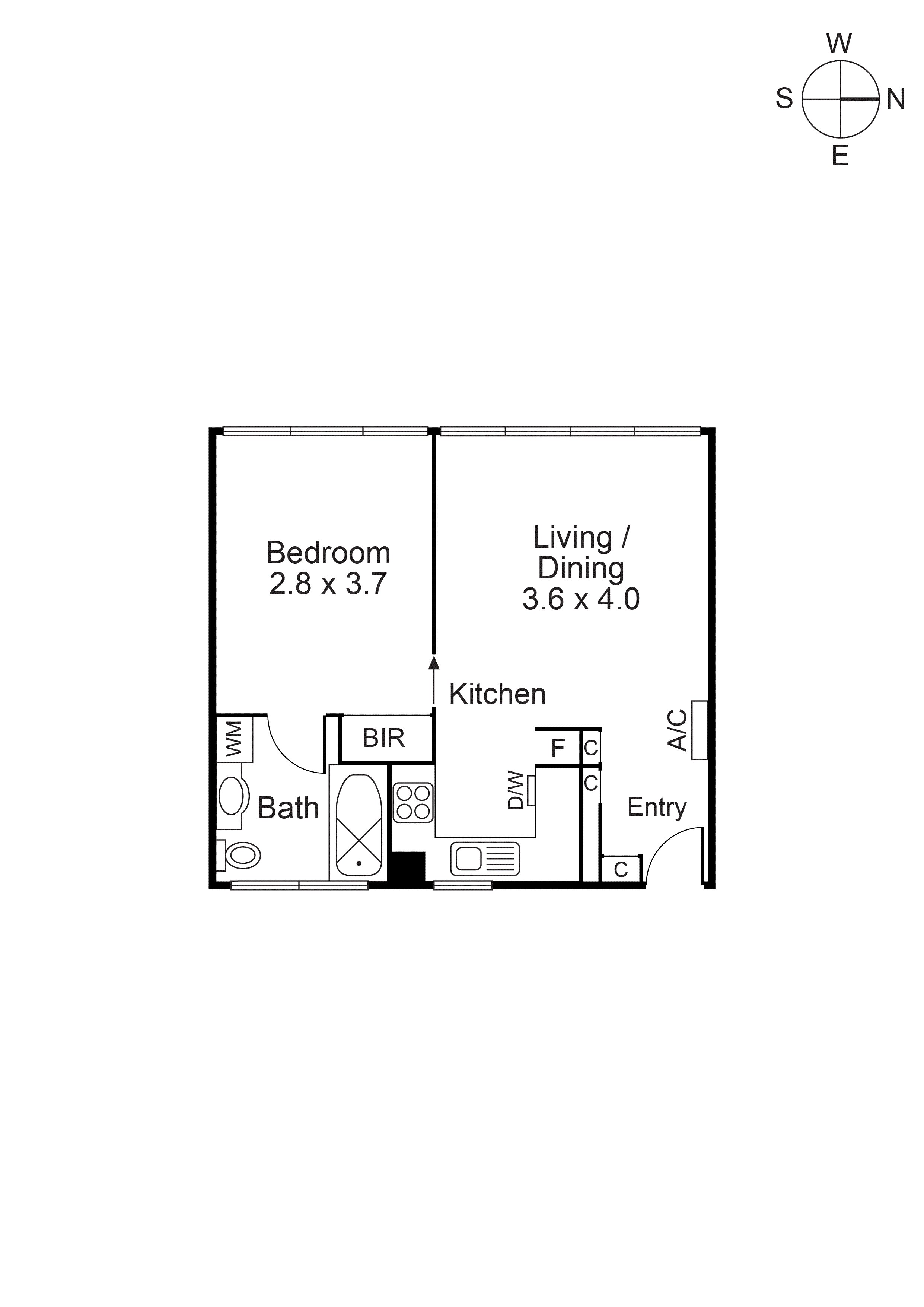 3/274 Domain Road, South Yarra VIC 3141 - Floorplan