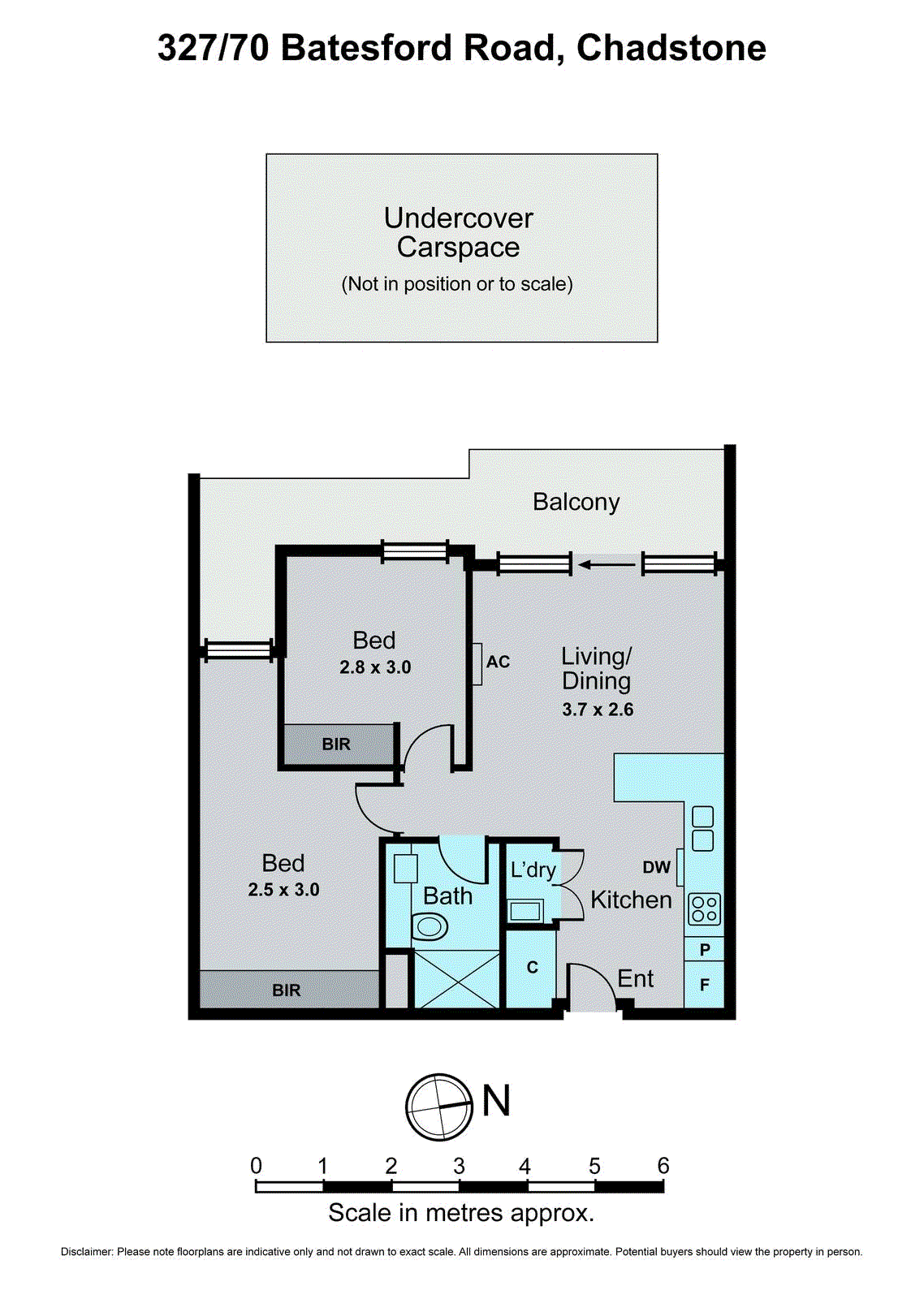 327/70 Batesford Road, Chadstone VIC 3148 - Floorplan