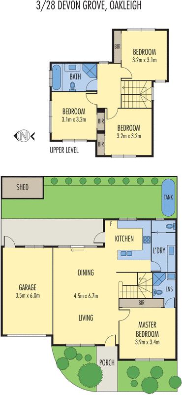 3/28 Devon Grove, Oakleigh VIC 3166 - Floorplan