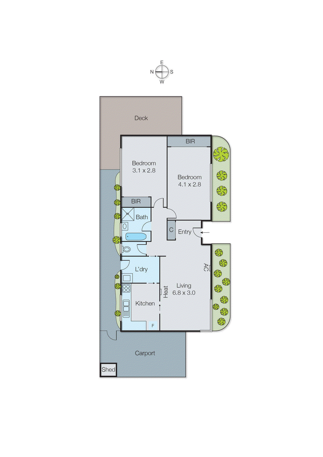 3/28 Tulip Grove, Cheltenham VIC 3192 - Floorplan