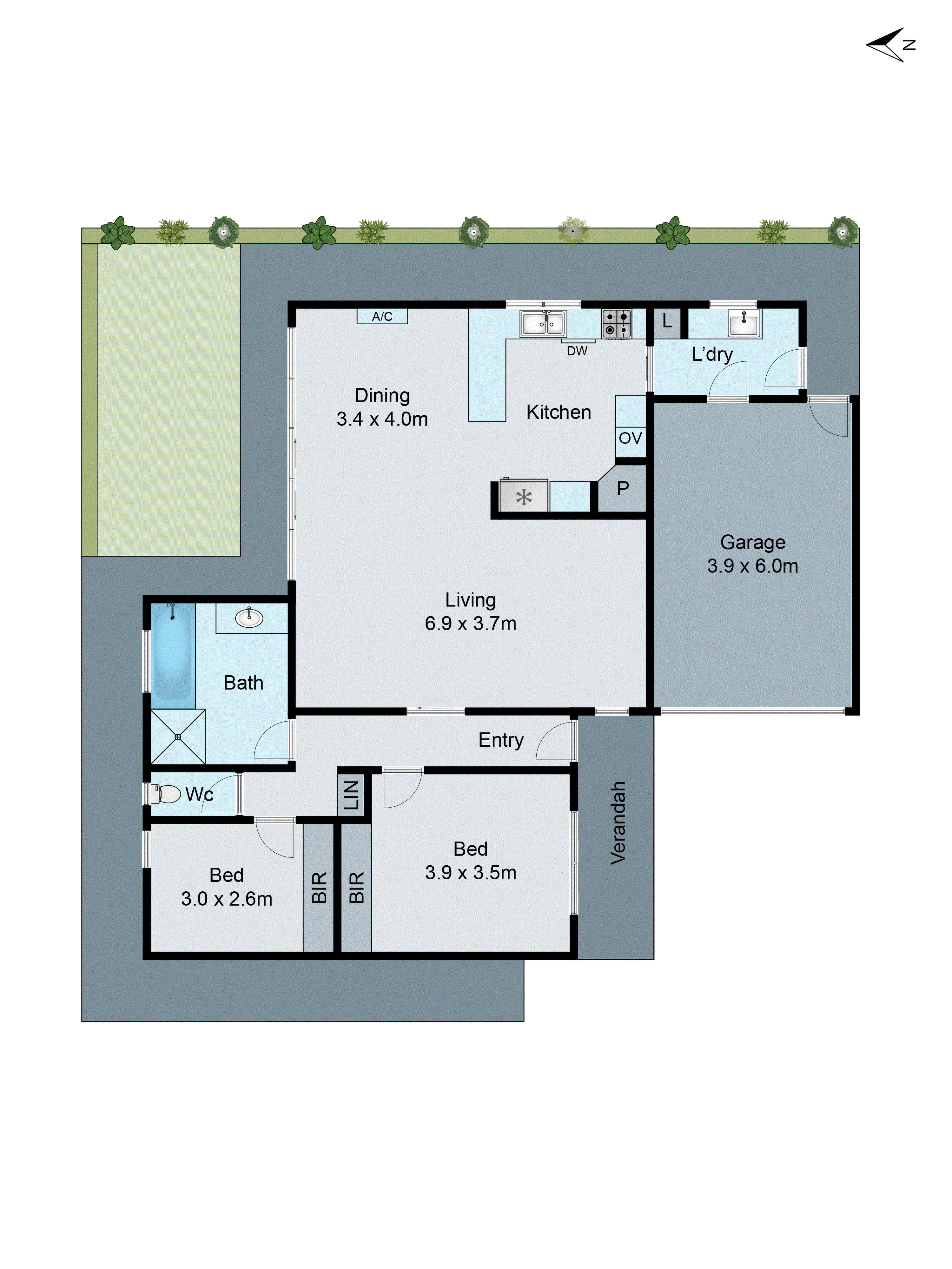 3/29 Clarke Avenue, Belmont VIC 3216 - Floorplan