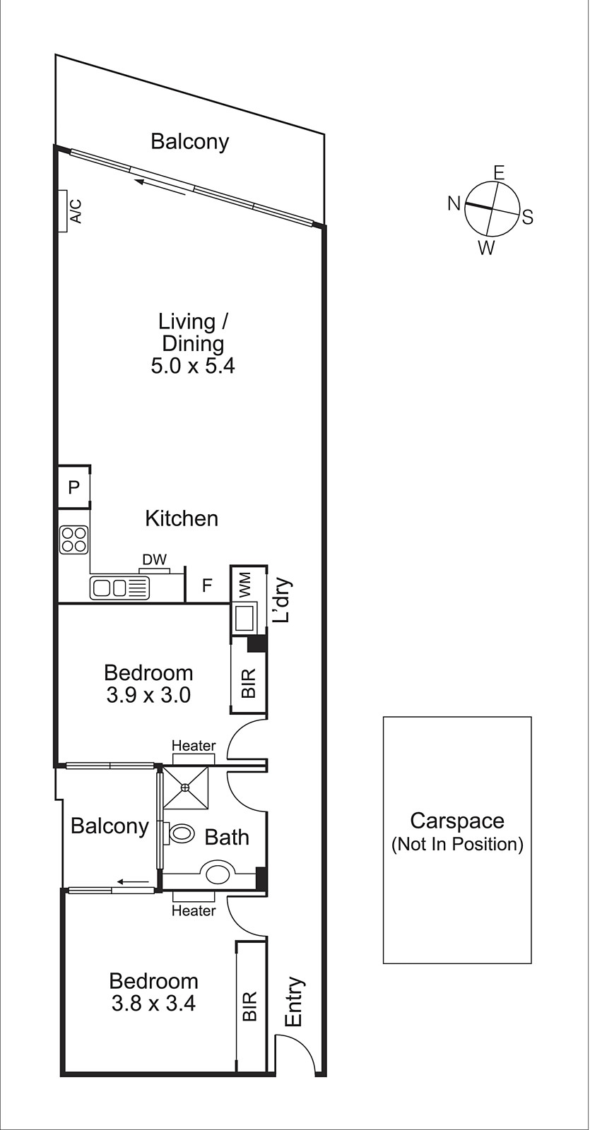 3/296 St Kilda Road, St Kilda VIC 3182 - Floorplan