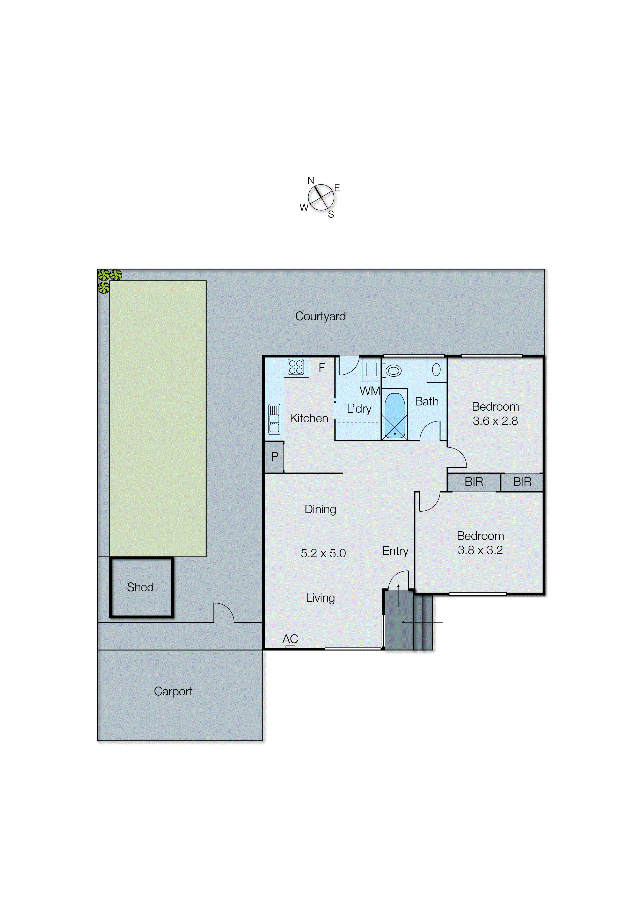 3/2A Keefer Street, Mordialloc VIC 3195 - Floorplan