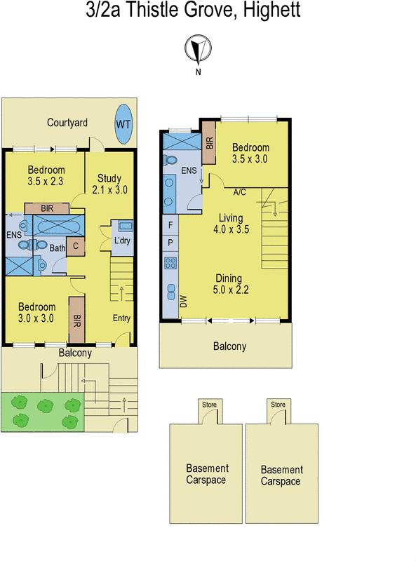 3/2A Thistle Grove, Highett VIC 3190 - Floorplan