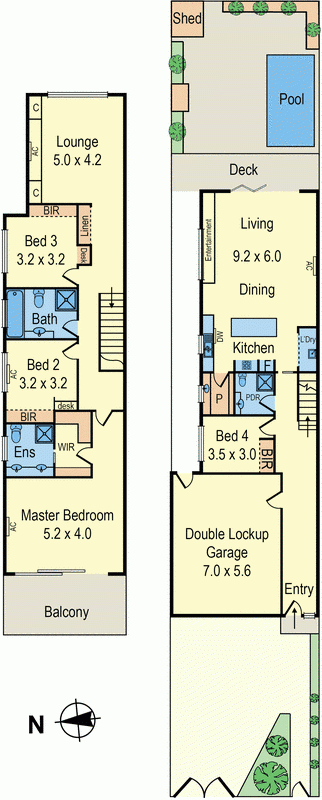 32B Bay Street, MORDIALLOC VIC 3195 - Floorplan