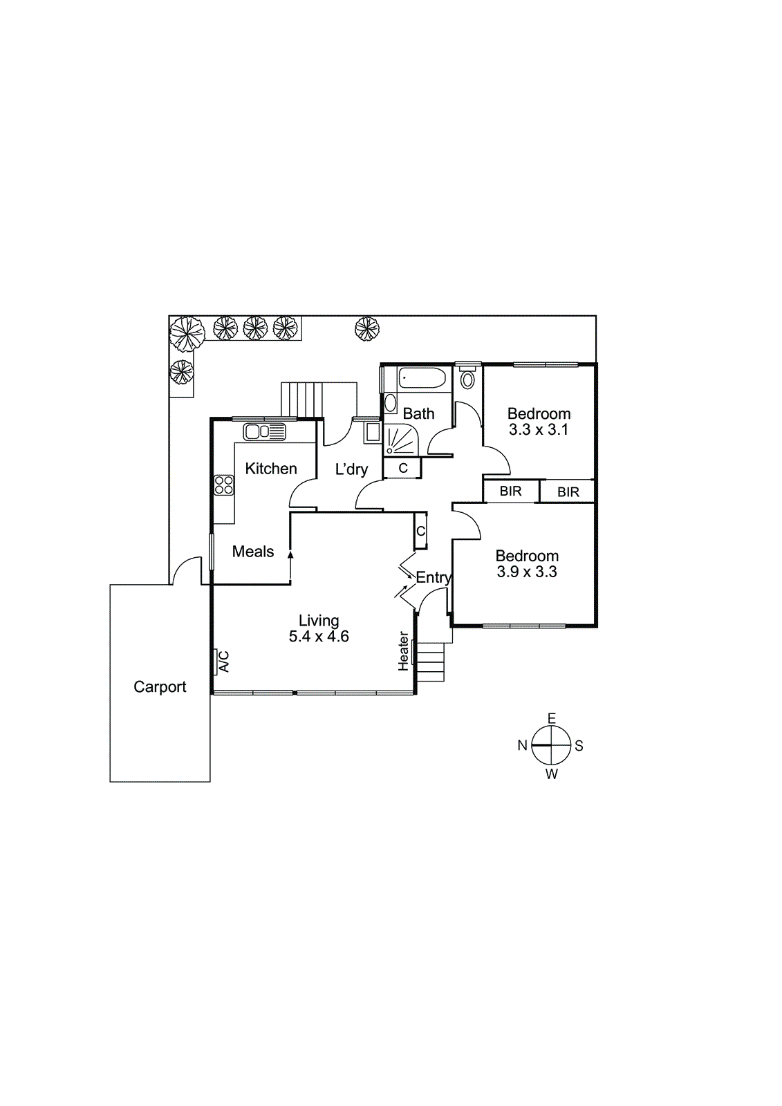 3/2B Scotts Street, Bentleigh VIC 3204 - Floorplan