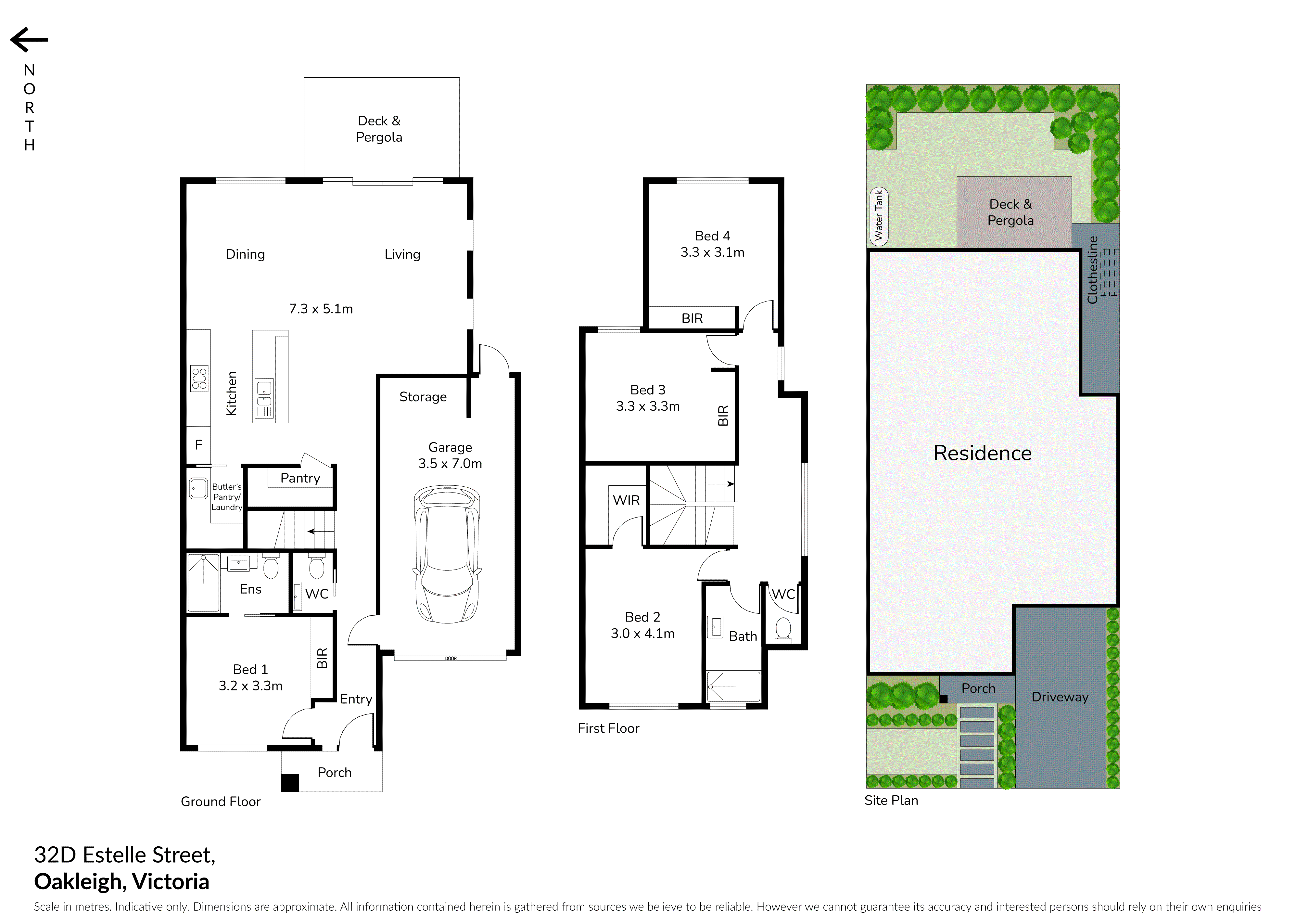 32D Estelle Street, Oakleigh VIC 3166 - Floorplan