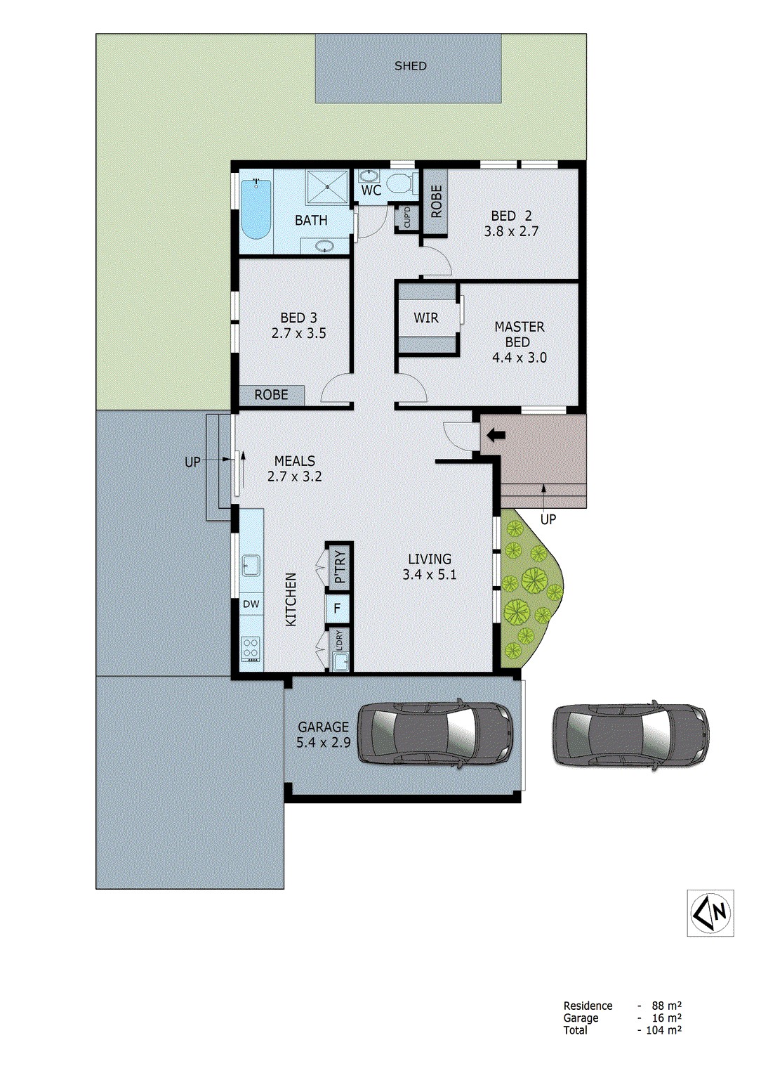 3/3-4 Steven Court, Mordialloc VIC 3195 - Floorplan