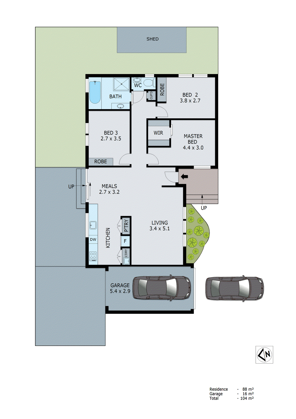 3/3-4 Steven Court, Mordialloc VIC 3195 - Floorplan