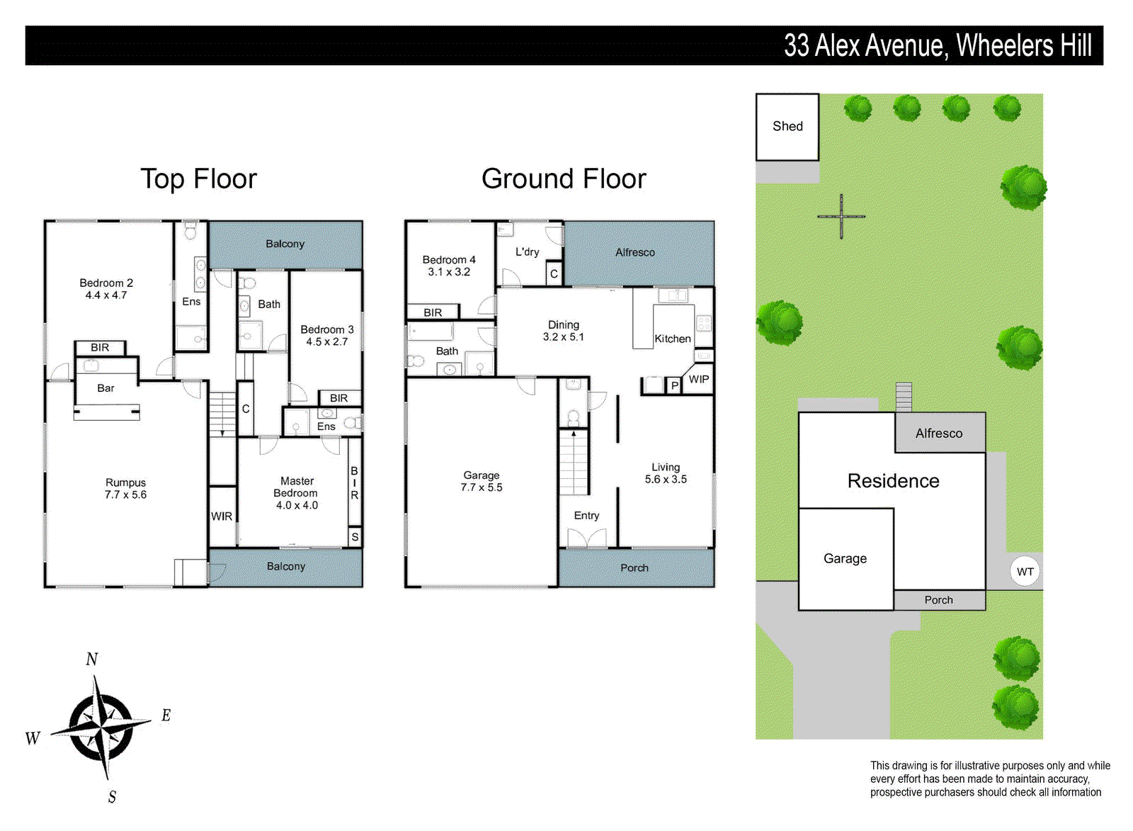 33 Alex Avenue, Wheelers Hill VIC 3150 - Floorplan