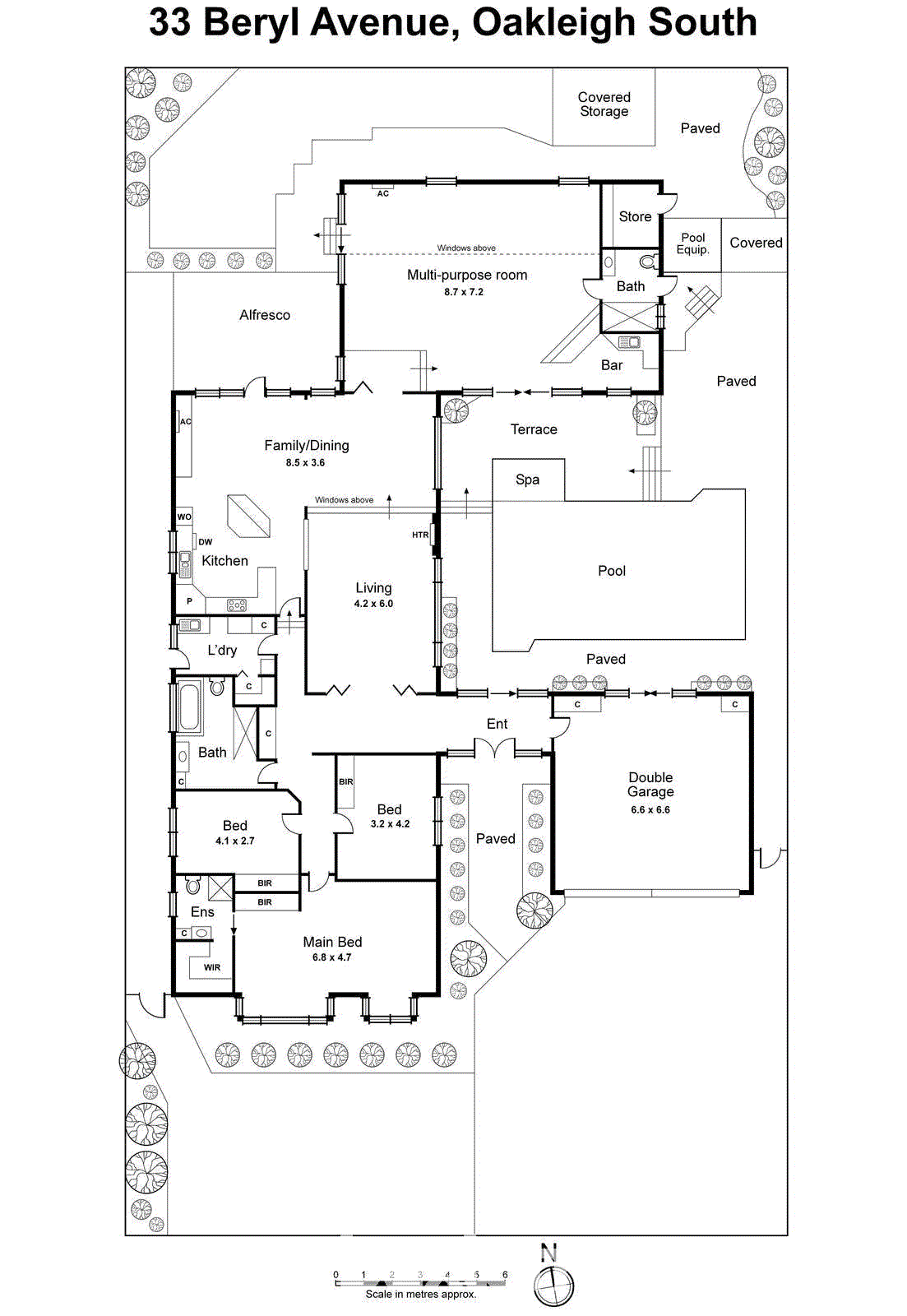 33 Beryl Avenue, Oakleigh South VIC 3167 - Floorplan
