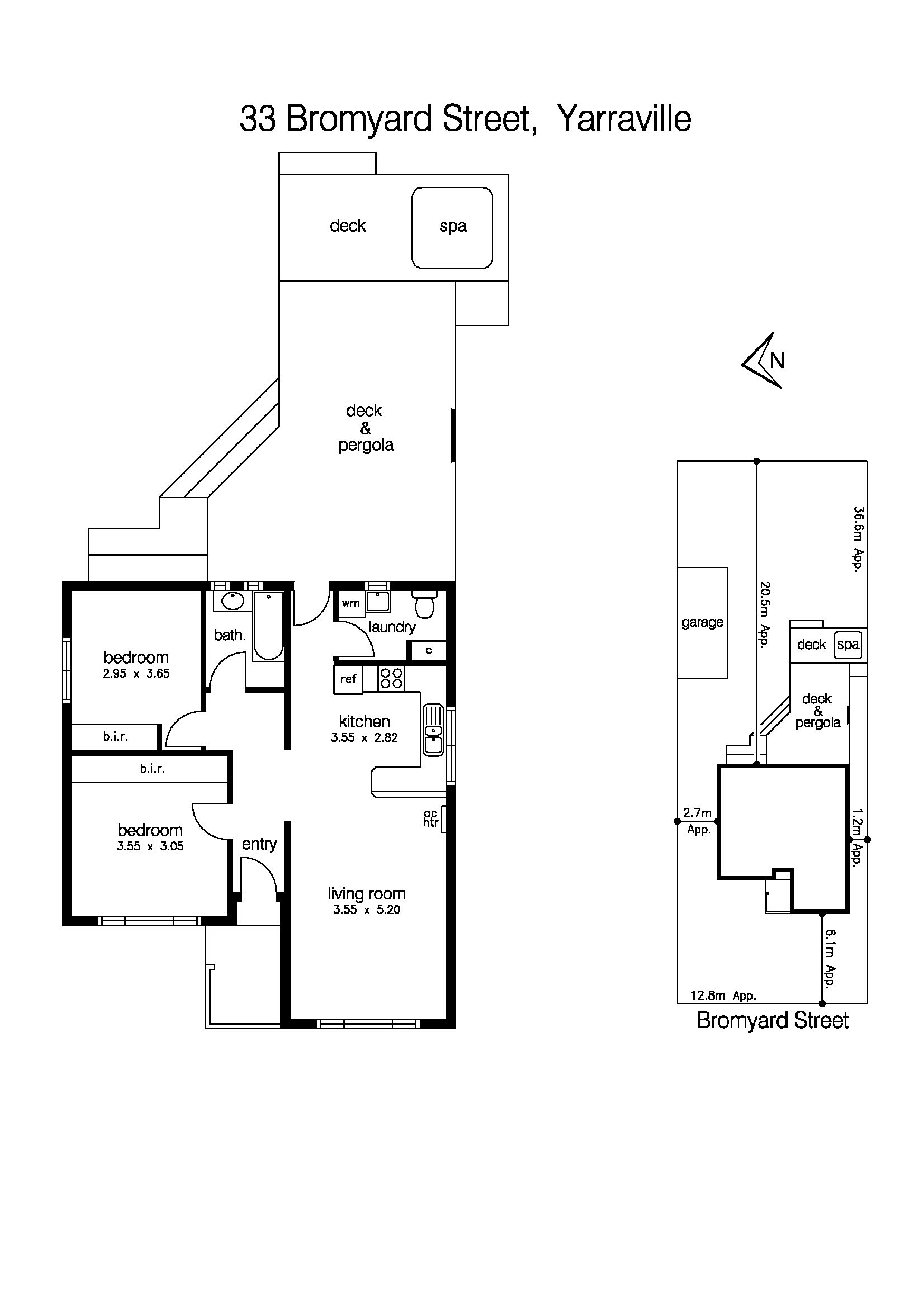 33 Bromyard Street, YARRAVILLE VIC 3013 - Floorplan
