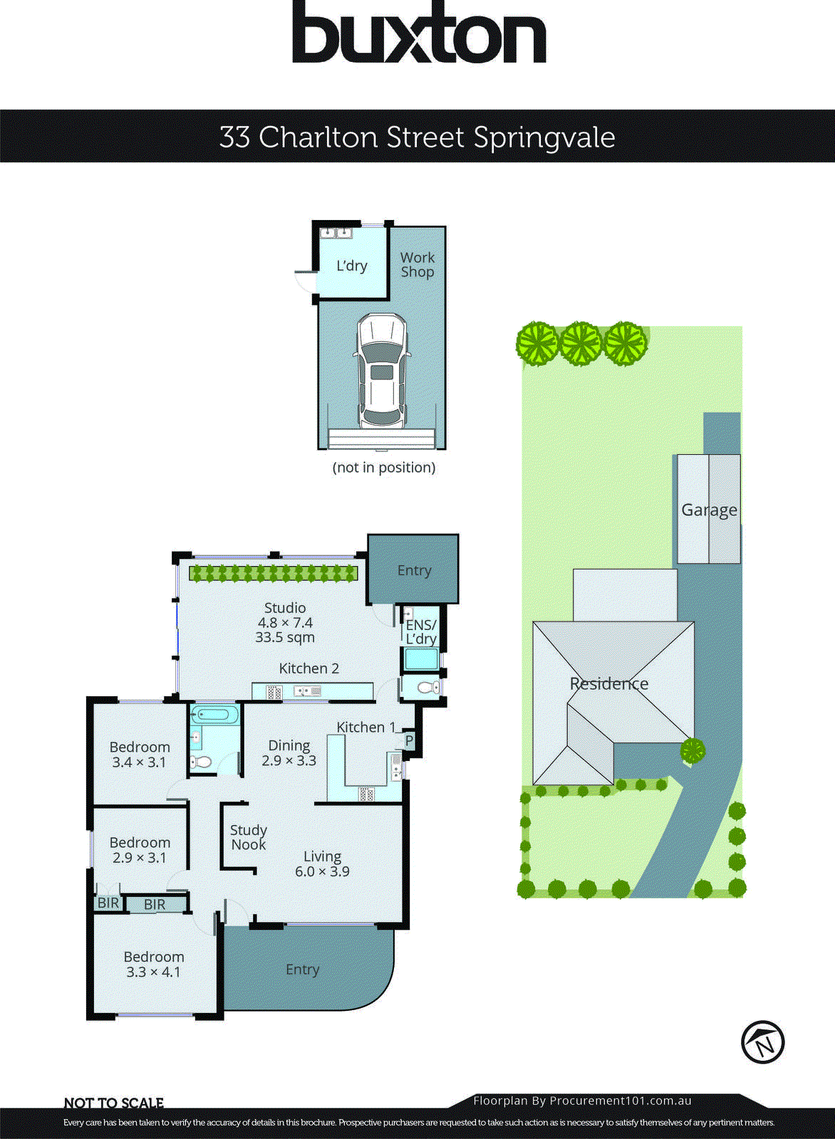 33 Charlton Street, Springvale VIC 3171 - Floorplan
