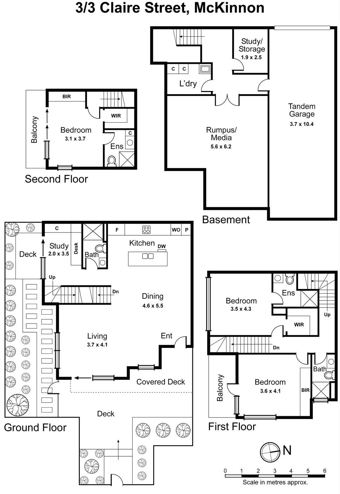 3/3 Claire Street, Mckinnon VIC 3204 - Floorplan
