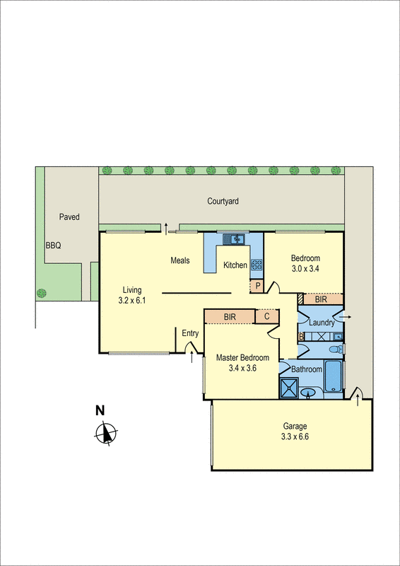 3/3 Farm Road, Cheltenham VIC 3192 - Floorplan