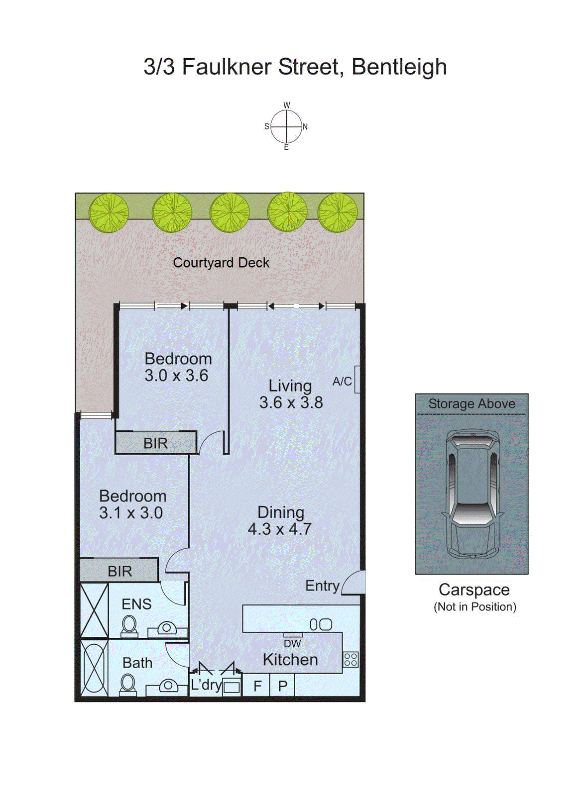 3/3 Faulkner Street, Bentleigh VIC 3204 - Floorplan