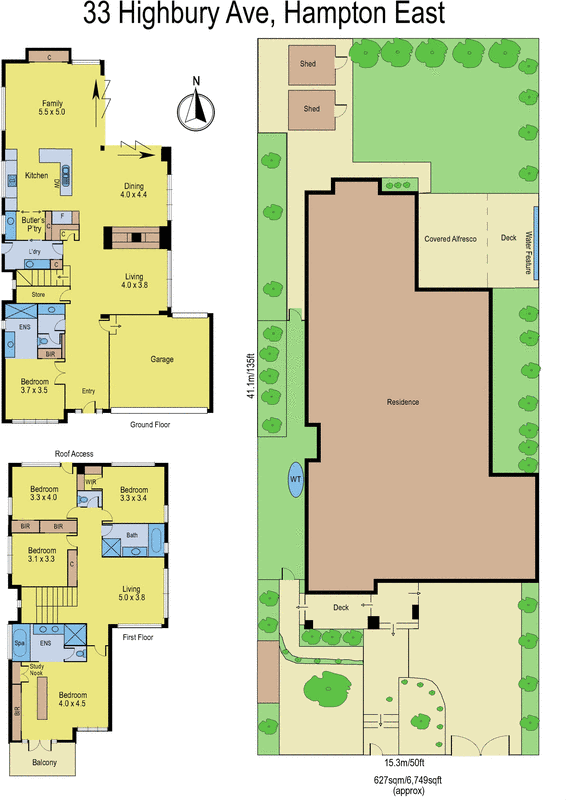 33 Highbury Avenue, Hampton East VIC 3188 - Floorplan