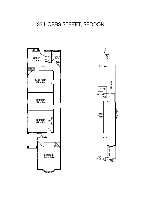 33 Hobbs Street, SEDDON VIC 3011 - Floorplan