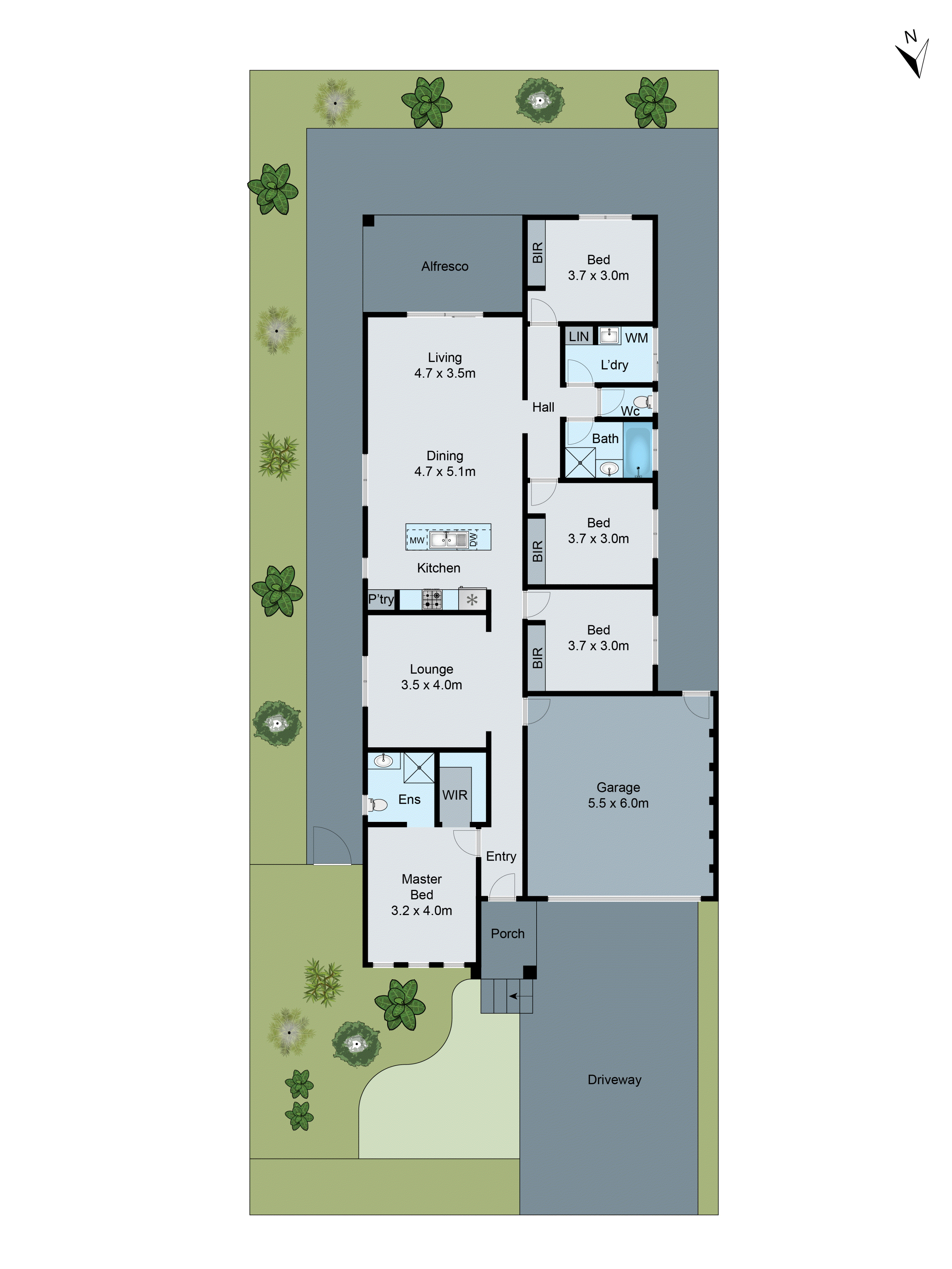 33 Meadow Drive, Curlewis VIC 3222 - Floorplan