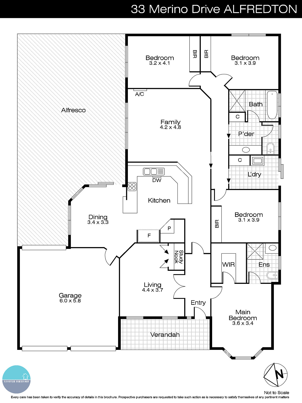 33 Merino Drive, Alfredton VIC 3350 - Floorplan