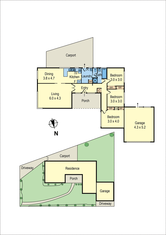 33 Merton Close, Cheltenham VIC 3192 - Floorplan