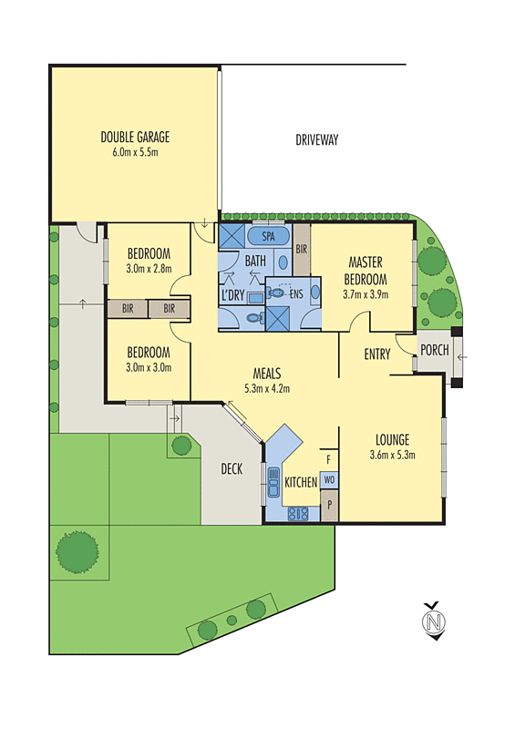 3/3 Mudgee Court, Chadstone VIC 3148 - Floorplan