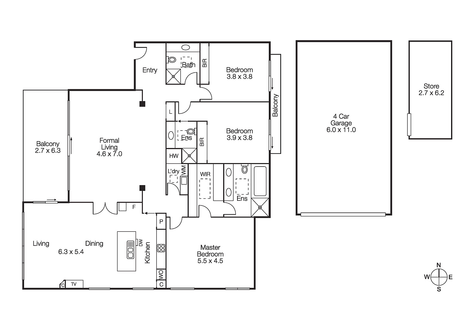 3/3 North Road, Brighton VIC 3186 - Floorplan