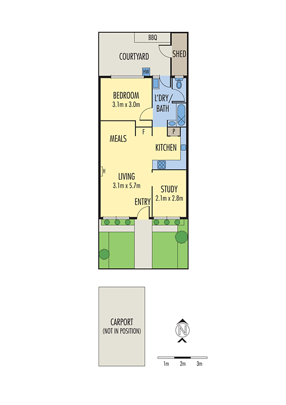 3/3 Rose Court, Newcomb VIC 3219 - Floorplan