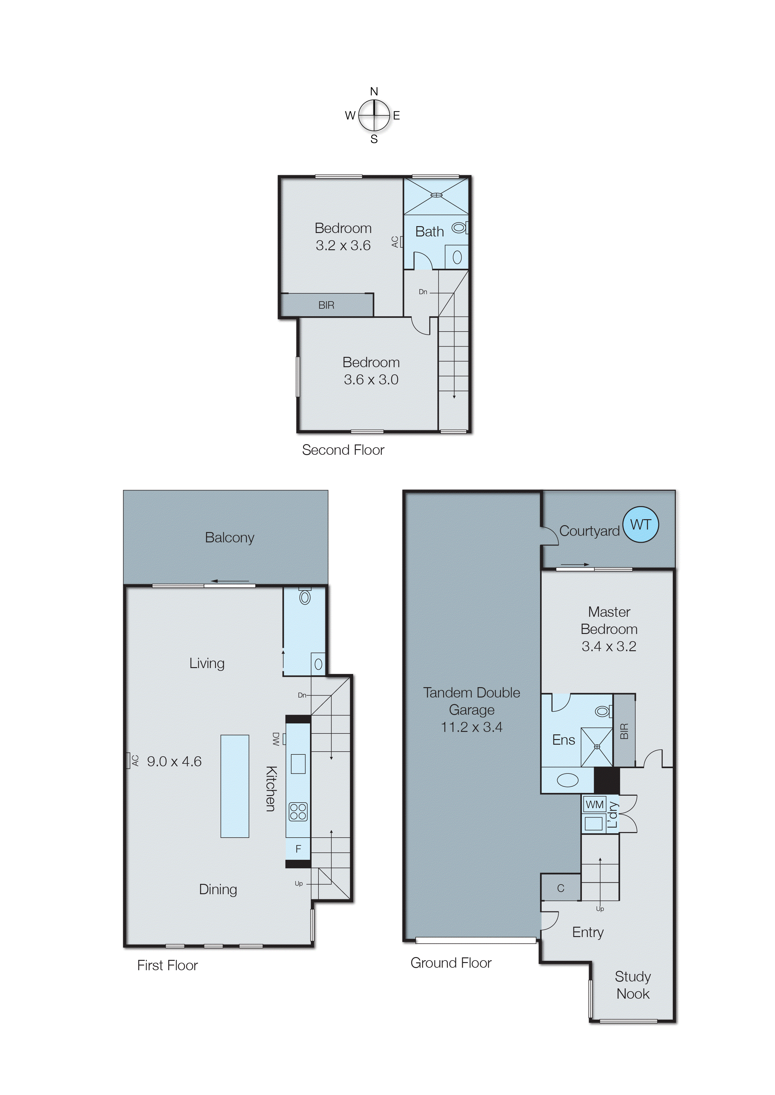 3/3 Station Street, Mentone VIC 3194 - Floorplan