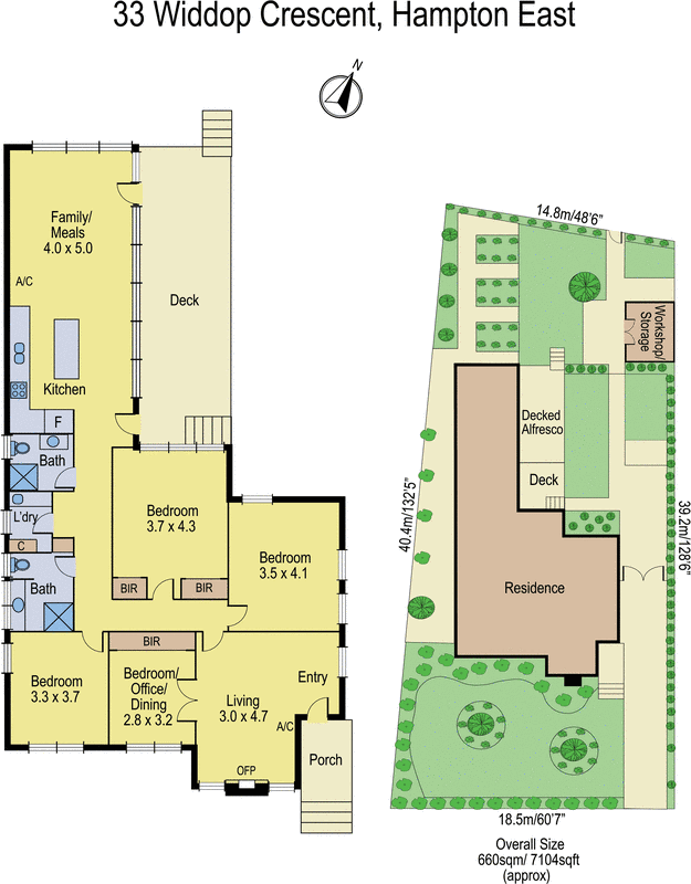 33 Widdop Crescent, Hampton East VIC 3188 - Floorplan