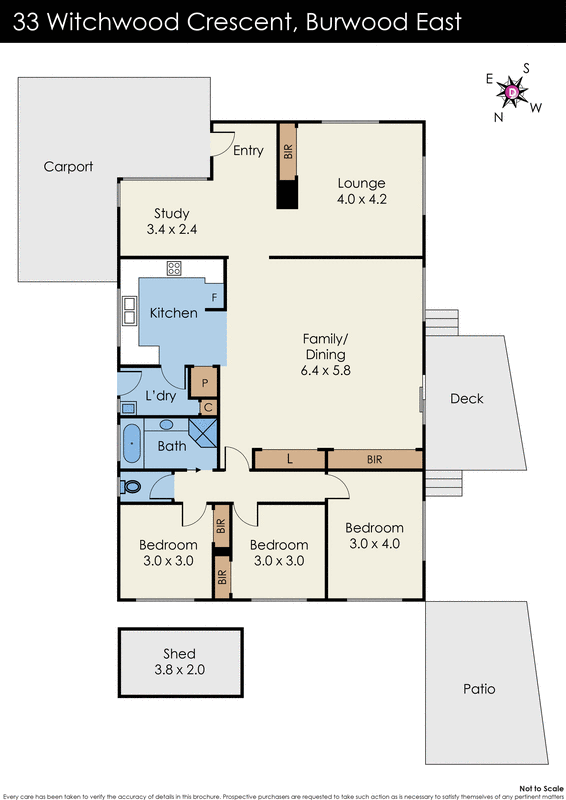 33 Witchwood Crescent, Burwood East VIC 3151 - Floorplan