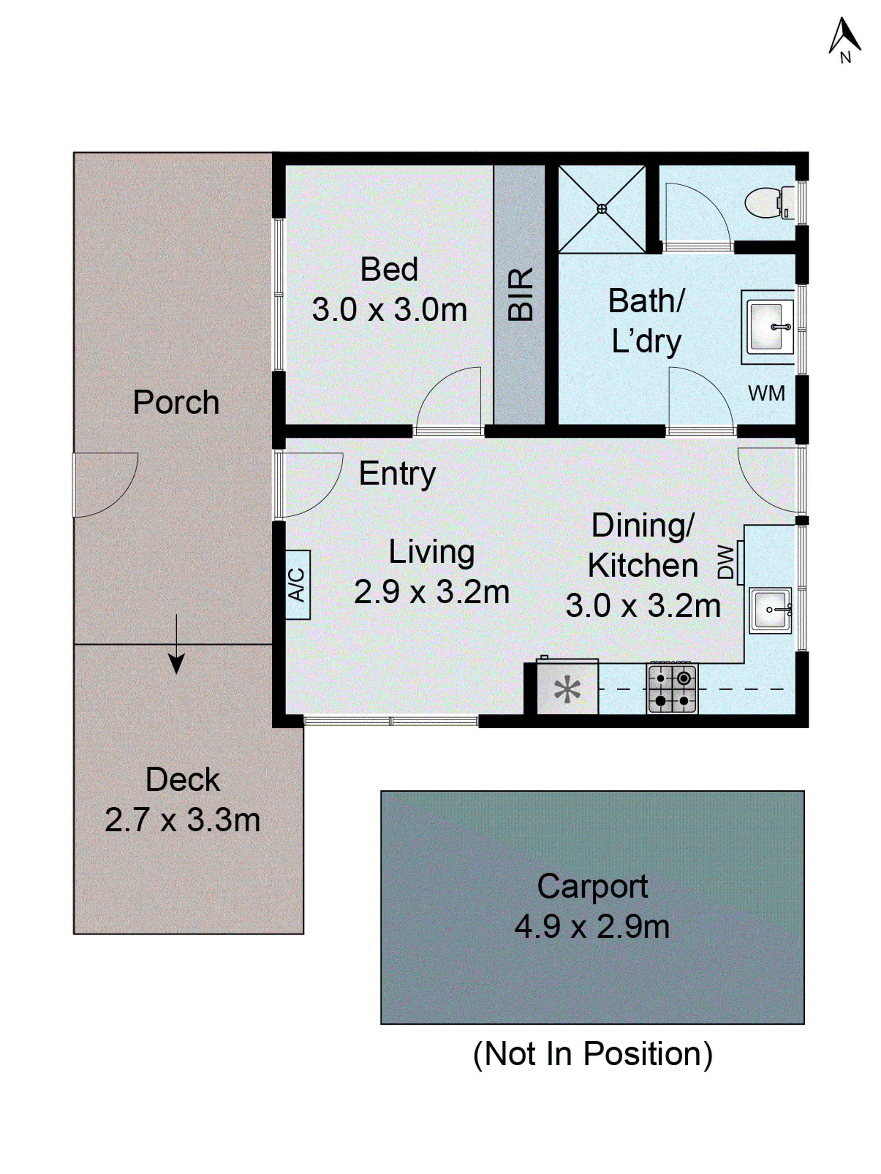 3/30 Albert Street, Geelong West VIC 3218 - Floorplan